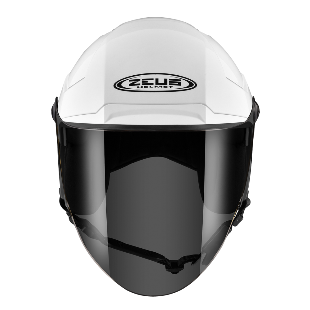 ZEUS 瑞獅 ZS229B 亮白｜zeus helmets 素色 半罩式 3/4罩
