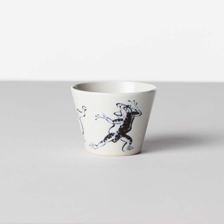 BARBAR 彩繪豬口杯-黑釉彩繪款