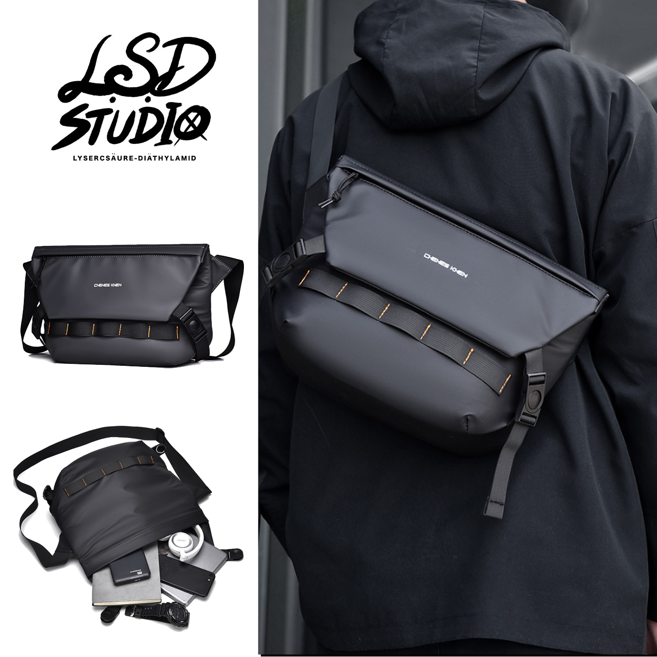 【BGCT02】黯夜職人戰術織帶郵差包