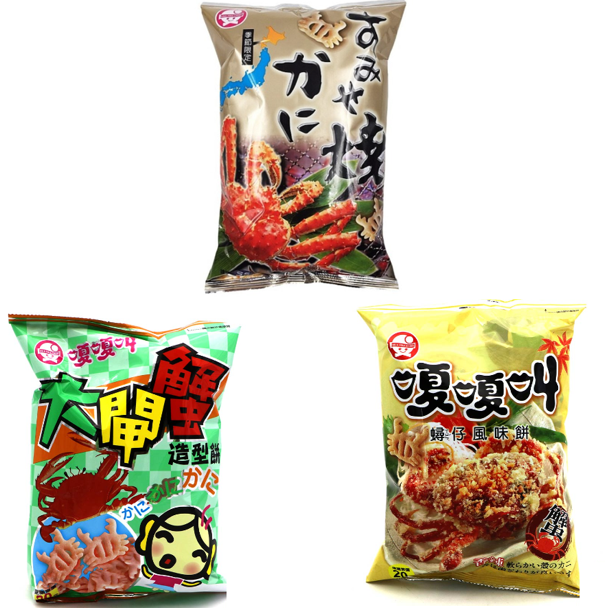 （箱購）嗄嗄叫造型餅 60g (10包入/箱)(蟳仔/大閘蟹/帝王蟹)