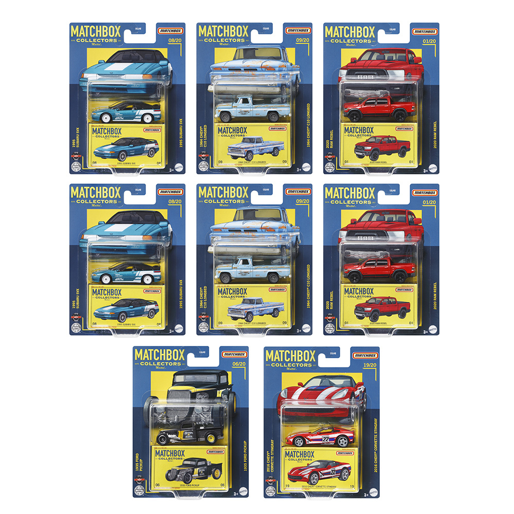 火柴盒小汽車-收藏小車系列 原箱5+3入 (M箱號)
