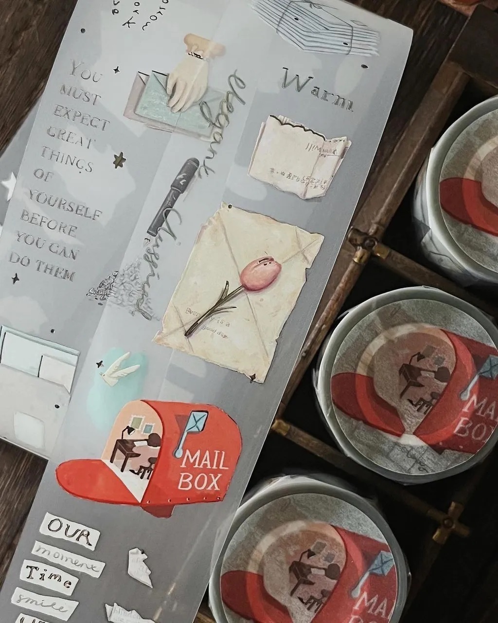 山泥泥．Message 4.5cm霧面PET膠帶 <整捲/分裝>