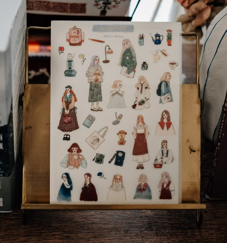 手帳時間 和紙貼紙 甜蜜生活 割型貼紙｜甜蜜生活 La dolce vita  臺灣