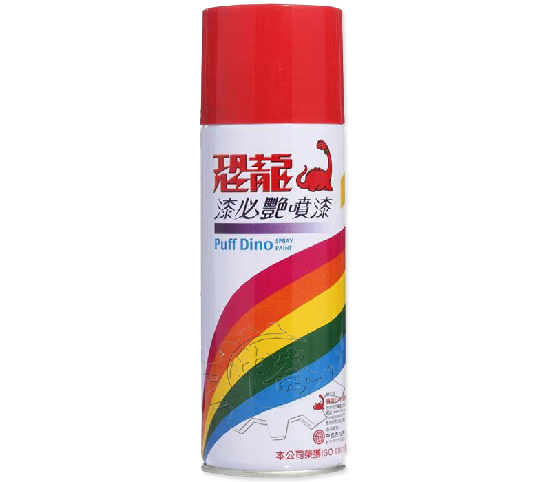 ＊中崙五金【附發票】漆必艷 恐龍 CBN噴漆 防銹 噴畫 顏料 金屬木器 400ml 台灣製