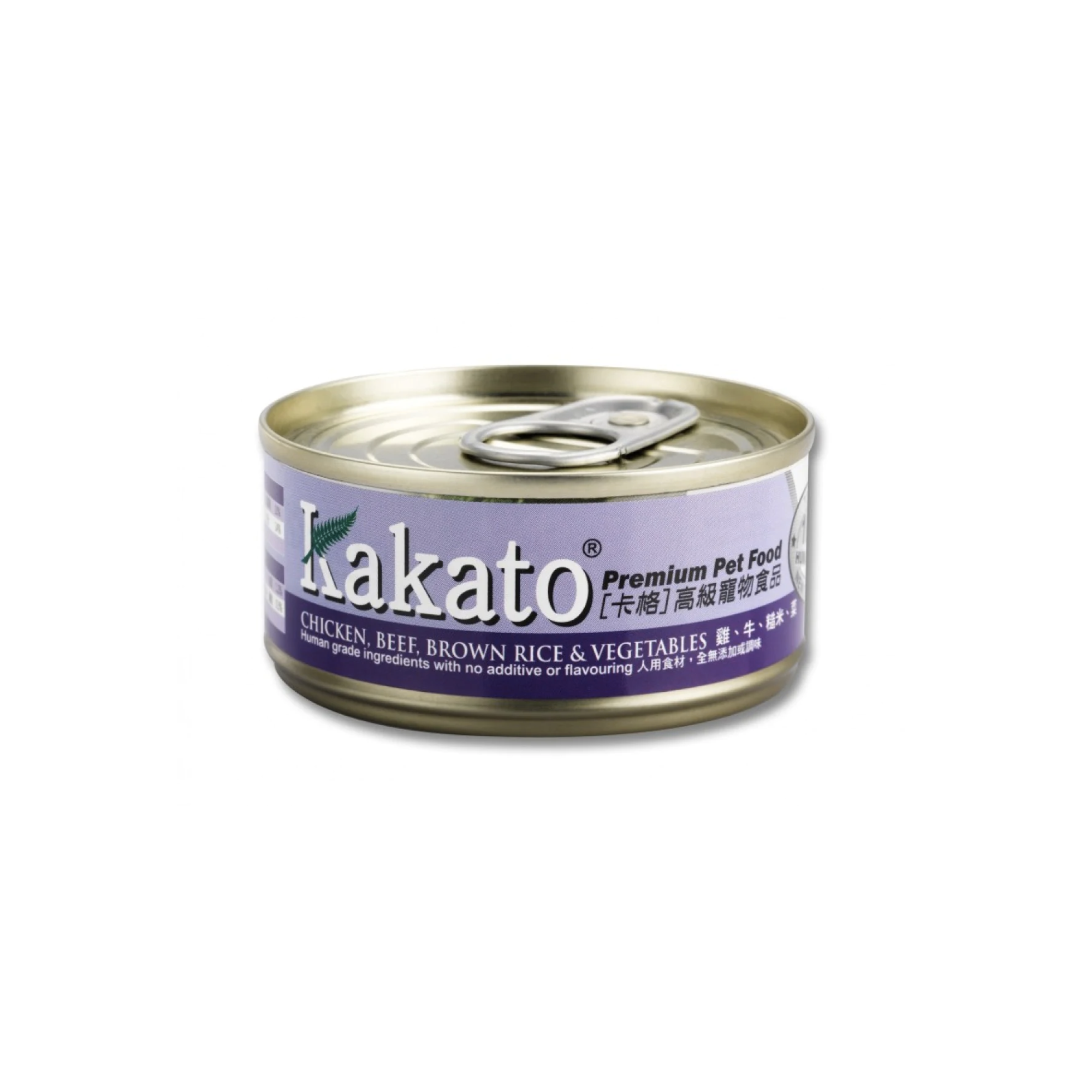 Kakato - 雞、牛、糙米、菜配方 (貓狗食用)罐頭 170G (36罐)