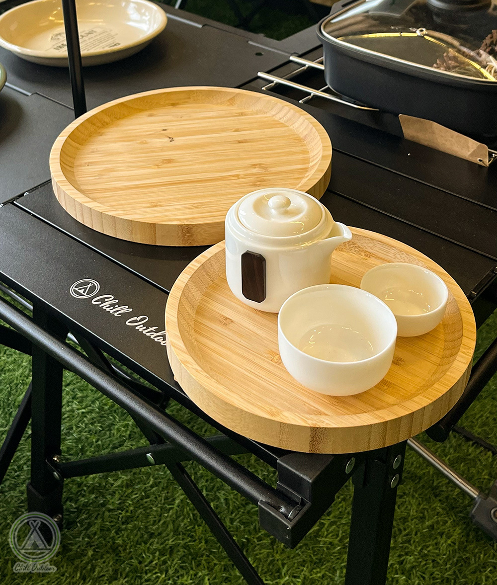 天然竹製圓盤－(2尺寸)