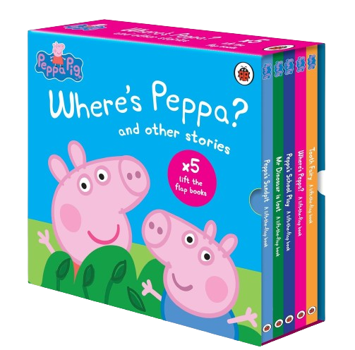 Where's Peppa? And Other Stories 佩佩豬在哪裡翻翻套書