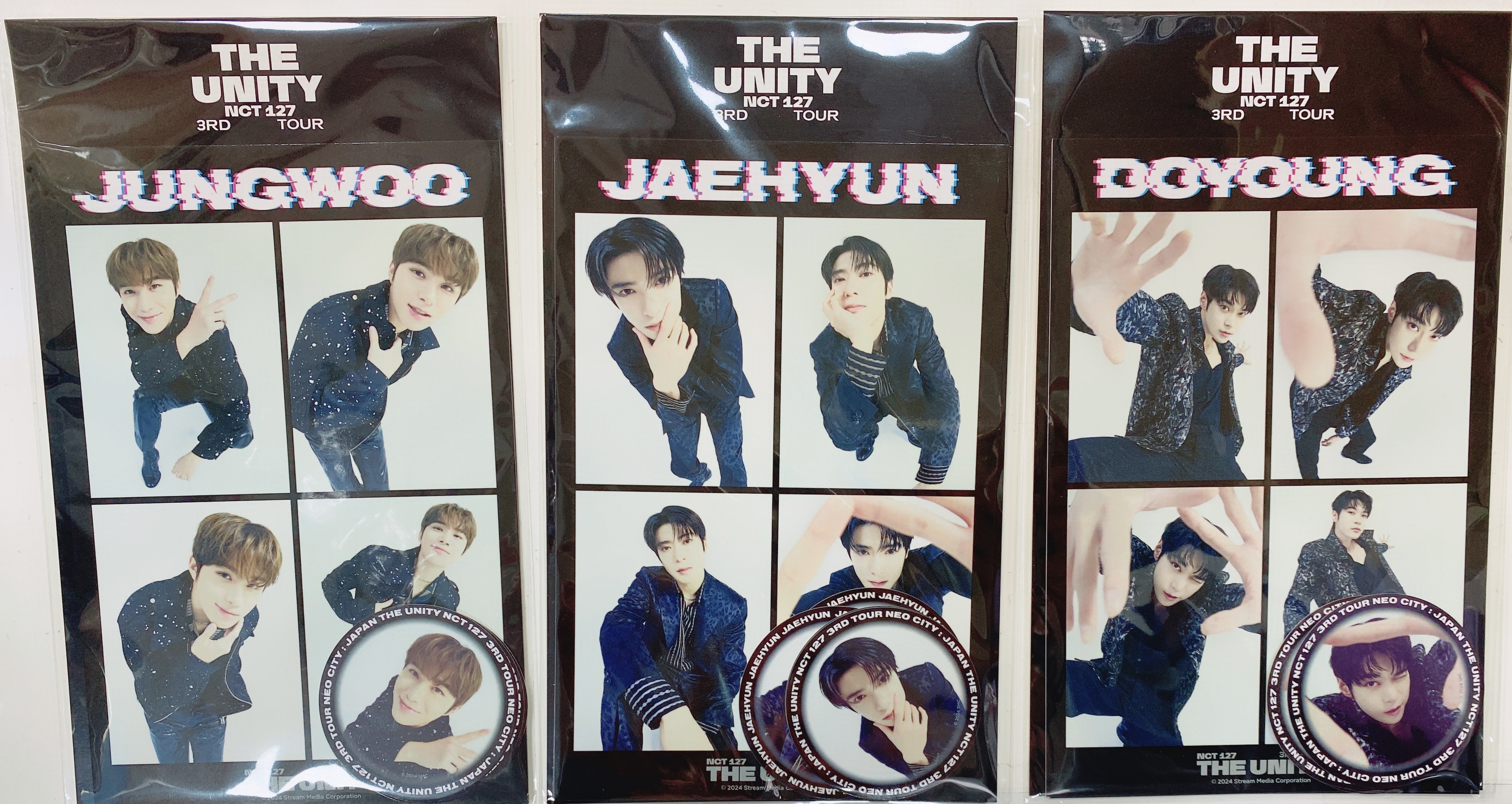 NCT127 THE UNITY 3RD Tour 4cut Photo sticker set