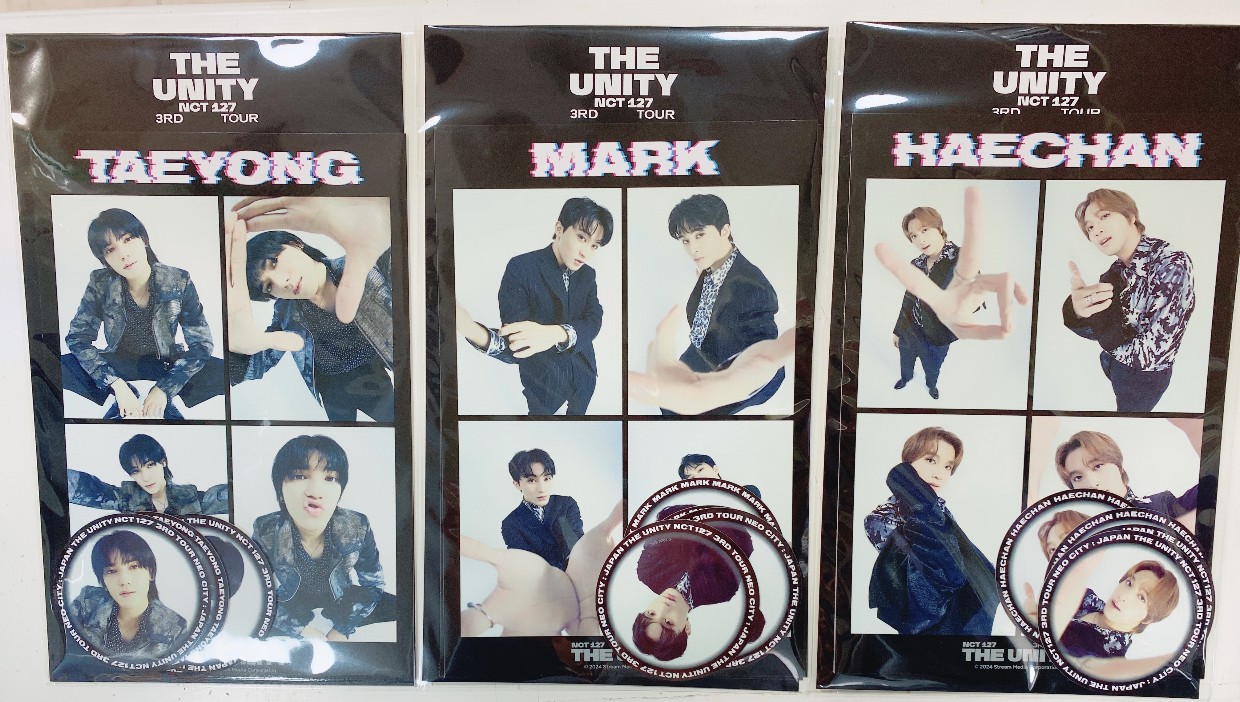 NCT127 THE UNITY 3RD Tour 4cut Photo sticker set
