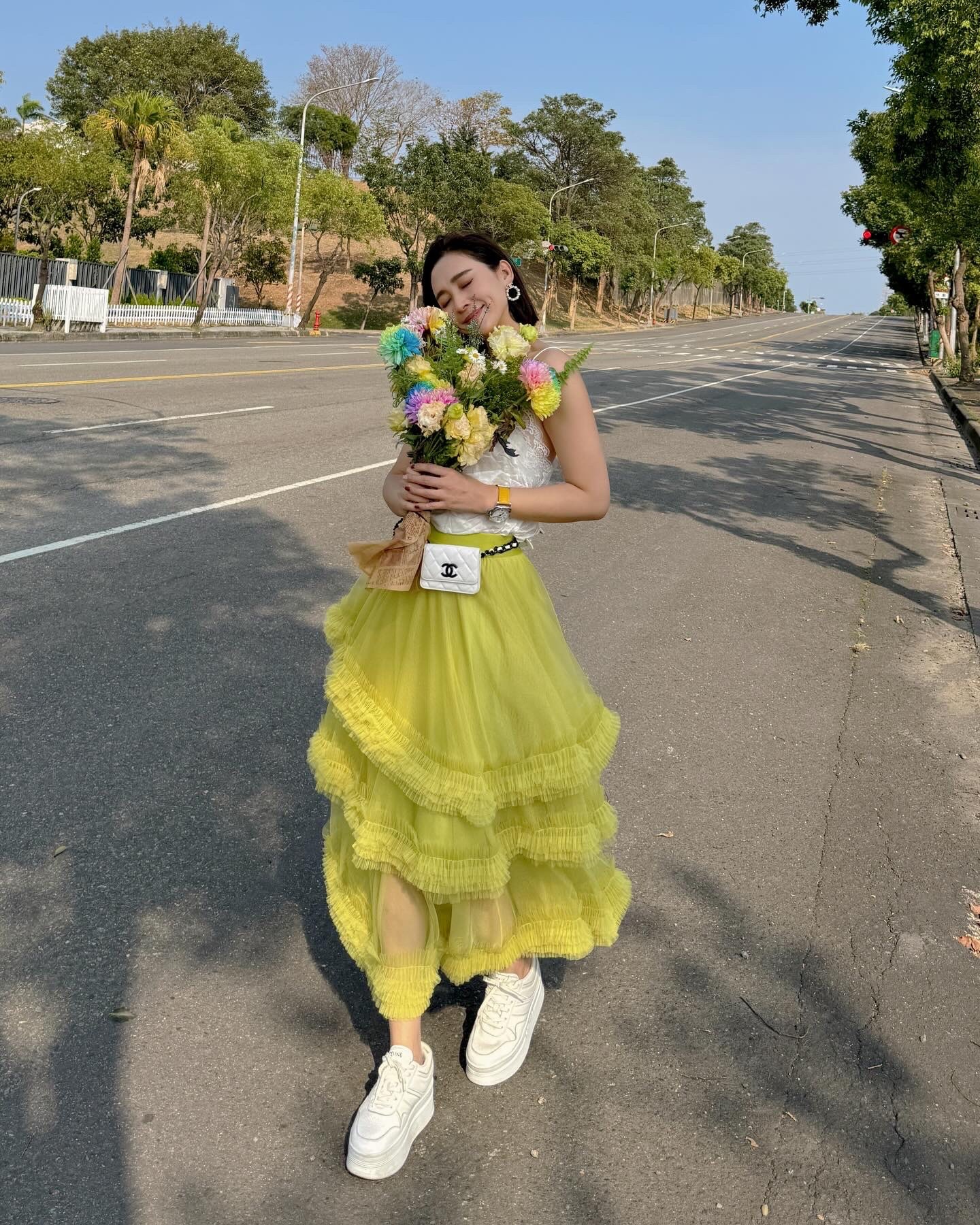 設計款浪漫漸層紗裙