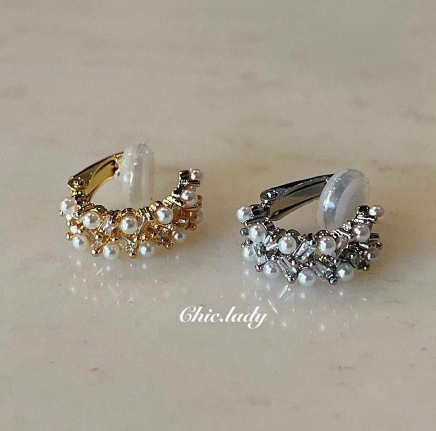 Ear Cuff｜ 雙排珍珠耳骨夾