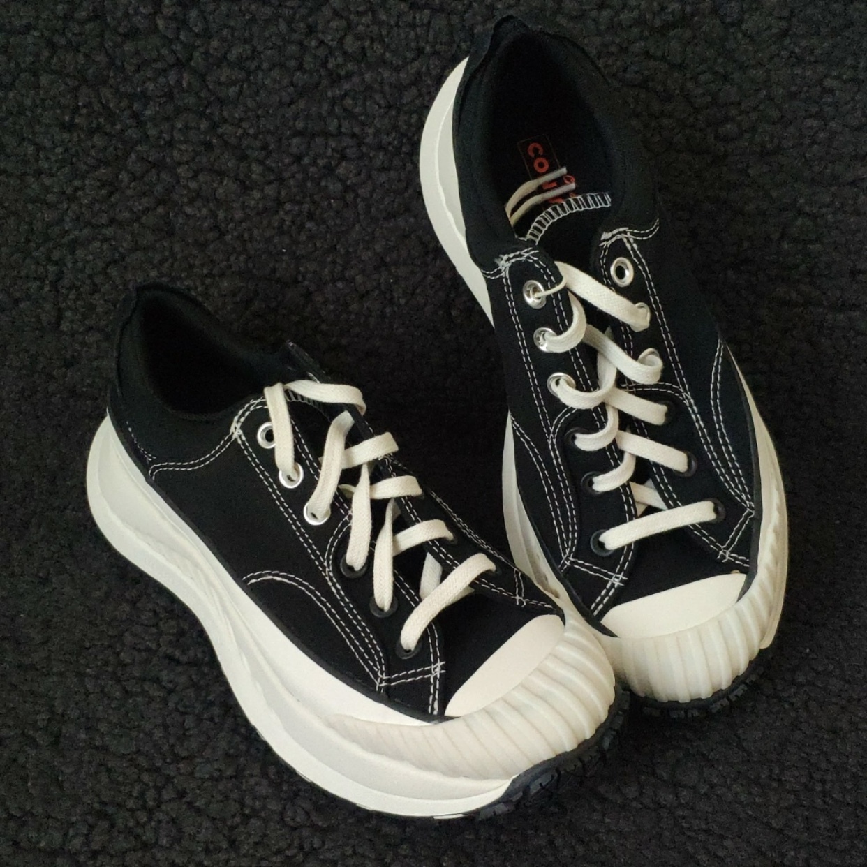 Converse Chuck 70 AT-CX OX 帆布鞋 復古 增高 拼接 黑