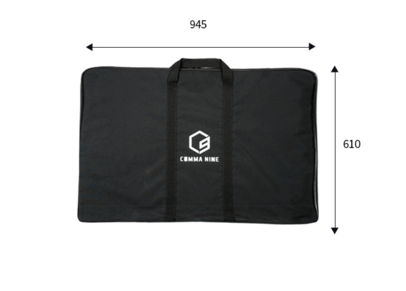 Comma Nine｜Canyon IGT 3單位收納包｜經典黑