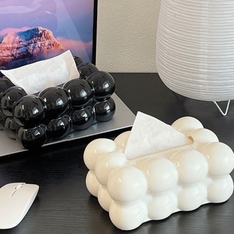 《3646》奶油風棉花糖抽取式面紙盒