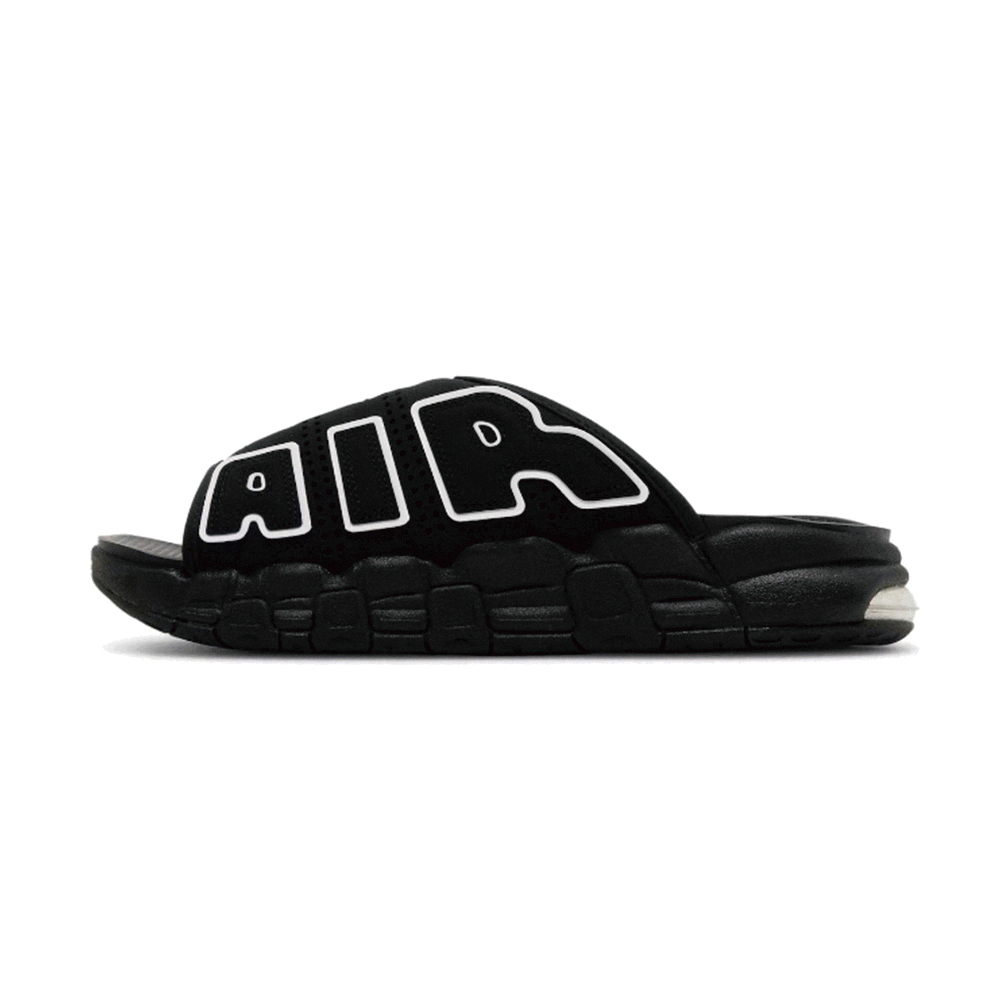 Nike Air More Uptempo Slide 黑白 DV2132-001