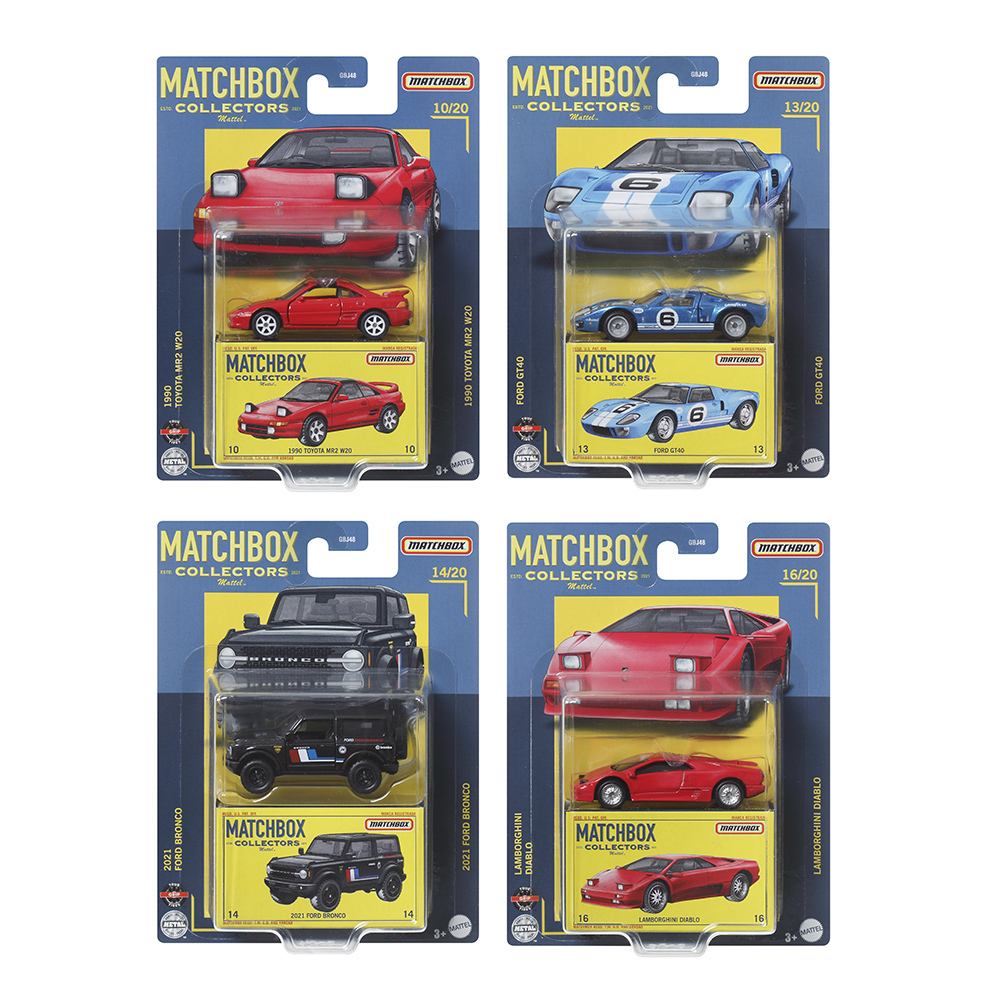 火柴盒小汽車-收藏小車系列 一組4入(P箱號)