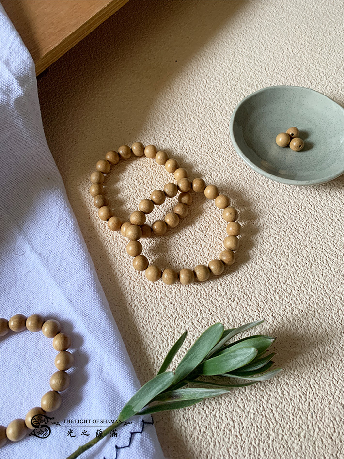 稀有難得避邪聖物 相思木雷擊木功效雷劈木手珠－光之薩滿
