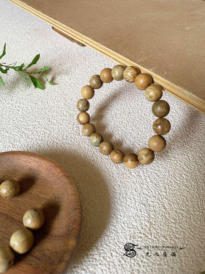 稀有難得避邪聖物 相思木雷擊木功效雷劈木手珠－光之薩滿