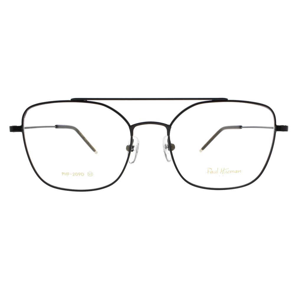 【PAUL HUEMAN】PHF209D C5 韓系方型飛官框光學眼鏡