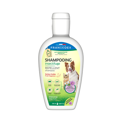 法國Francodex 驅蝨洗毛水250ml-犬貓合用