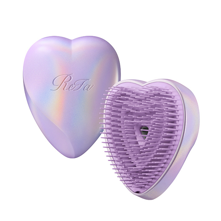 REFA Heart Brush Unicorn Purple 防毛躁打結 順滑髮梳