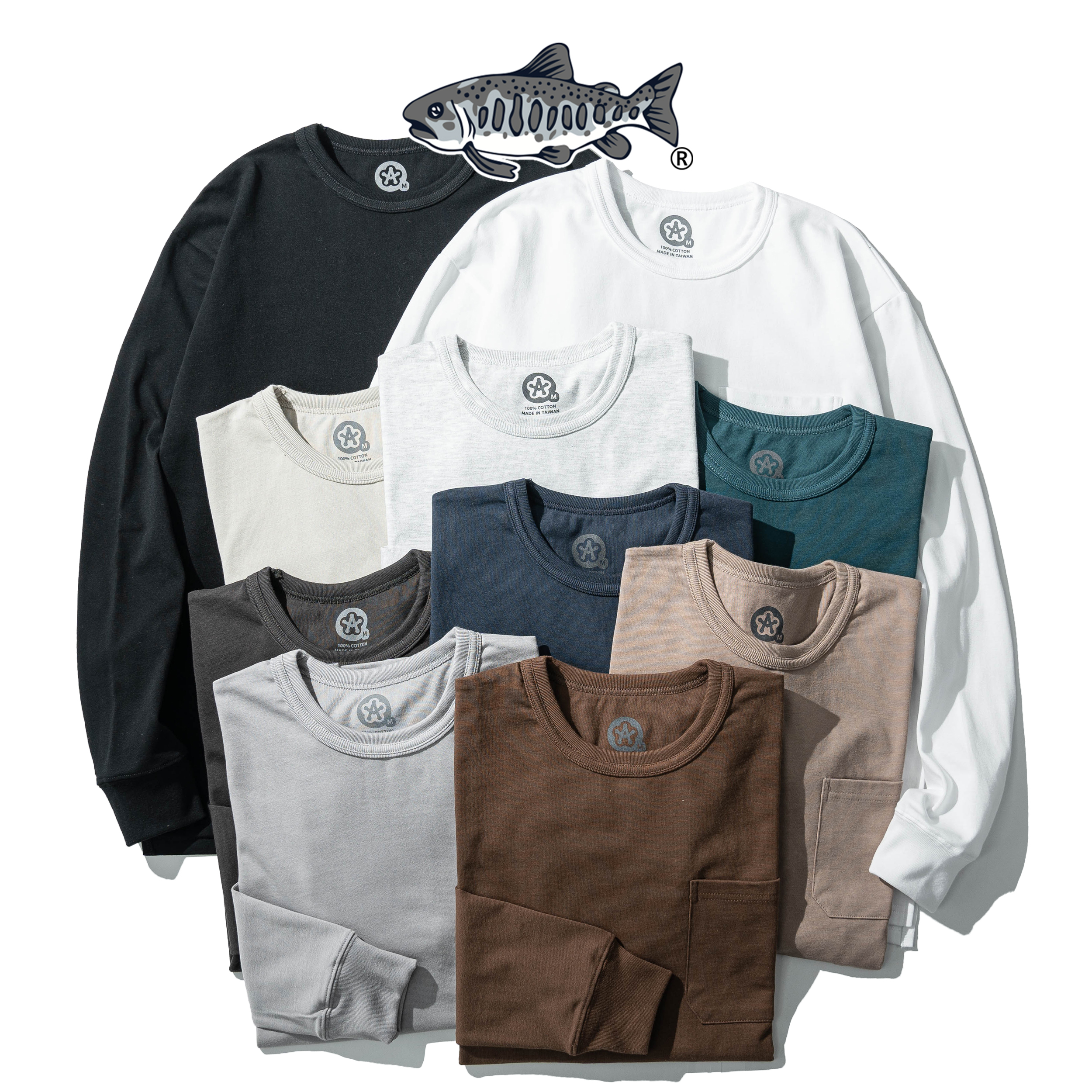 AGILITY UDY Basic LS Tee 渦流紗 基礎重磅 長袖Tee [UDY-LS]