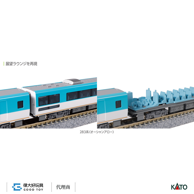 KATO 10-1840 電車JR 283系<Ocean Arrow> 海洋飛箭基本(6輛)