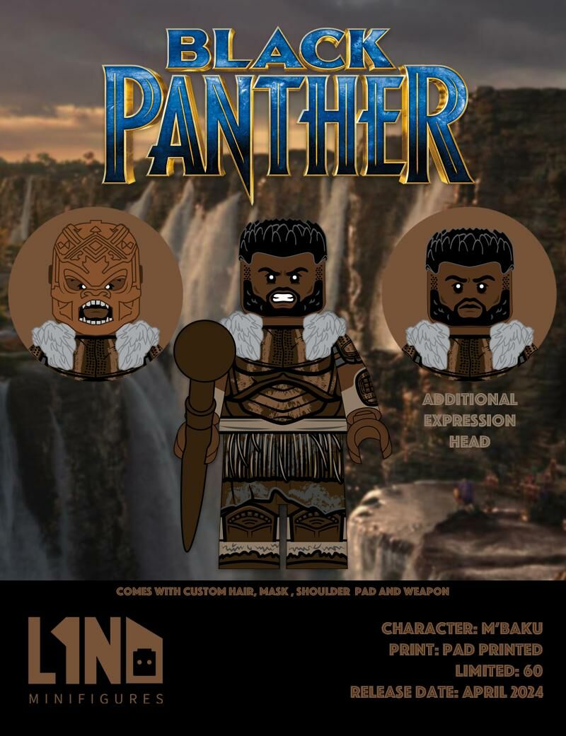 【L1N6_minifigures】黑豹