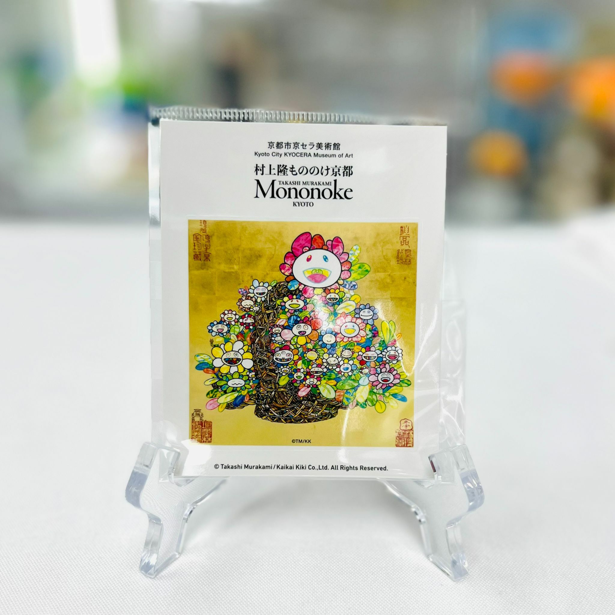 (Set of 6)Kyoto City KYOCERA Museum of Art - Takashi Murakami Mononoke Kyoto Stickers