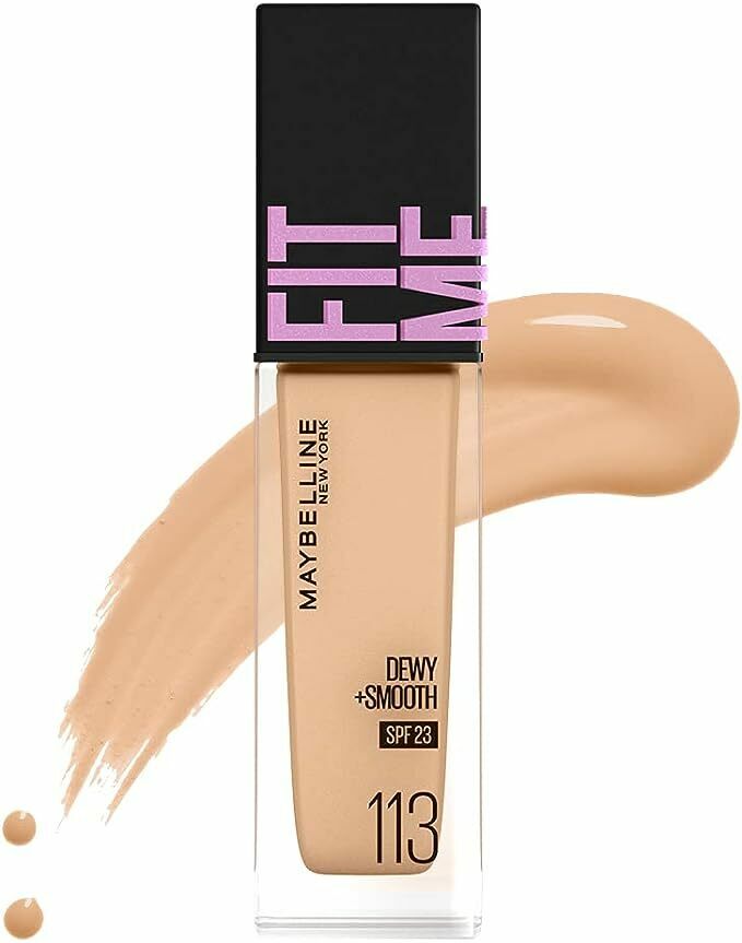 Maybelline New York - Fit Me 水潤柔滑粉底液 SPF23 #113 30ml