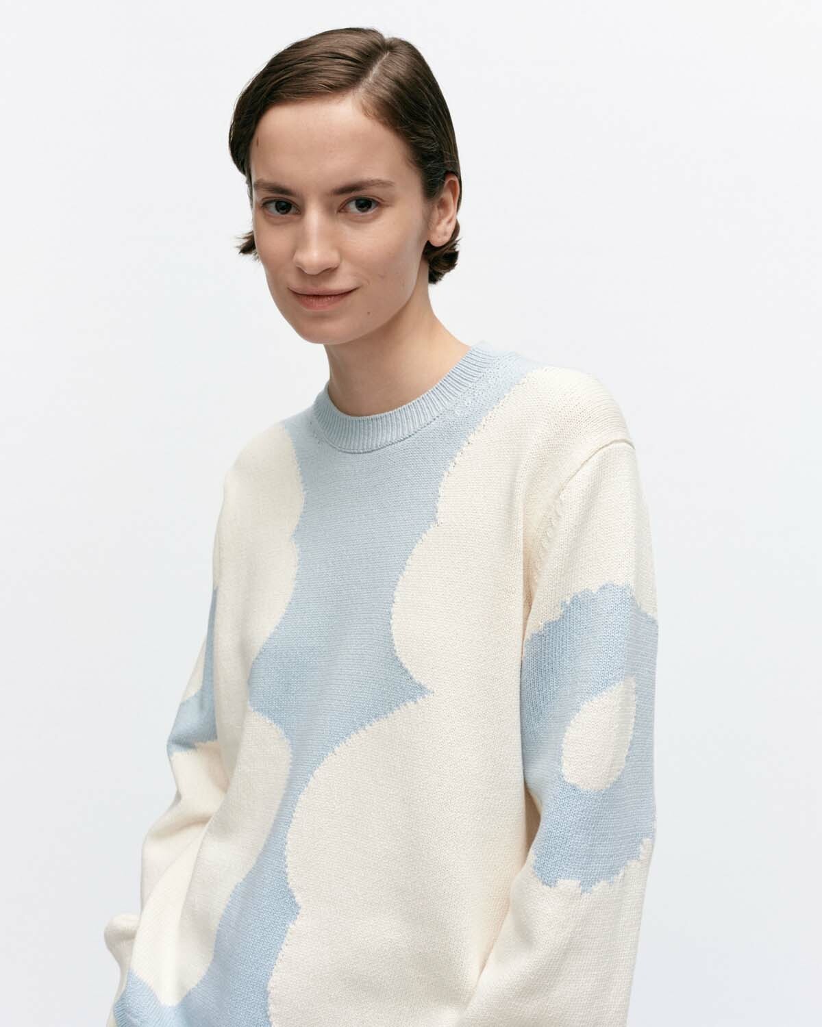 Arkki Heijastus Unikko Knitted Cotton Pullover