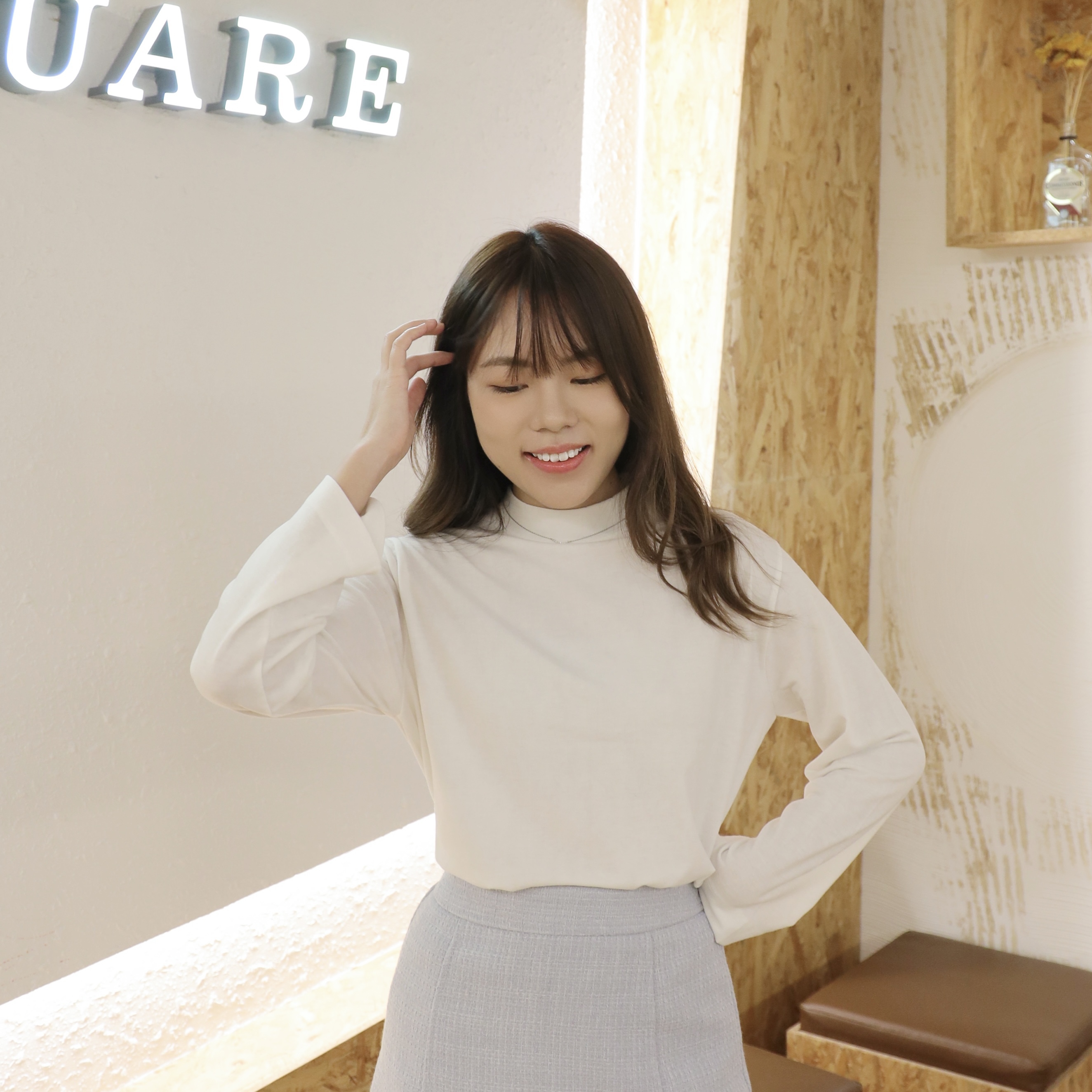 ||TOP465|| 闊袖舒適軟身BASIC TOP