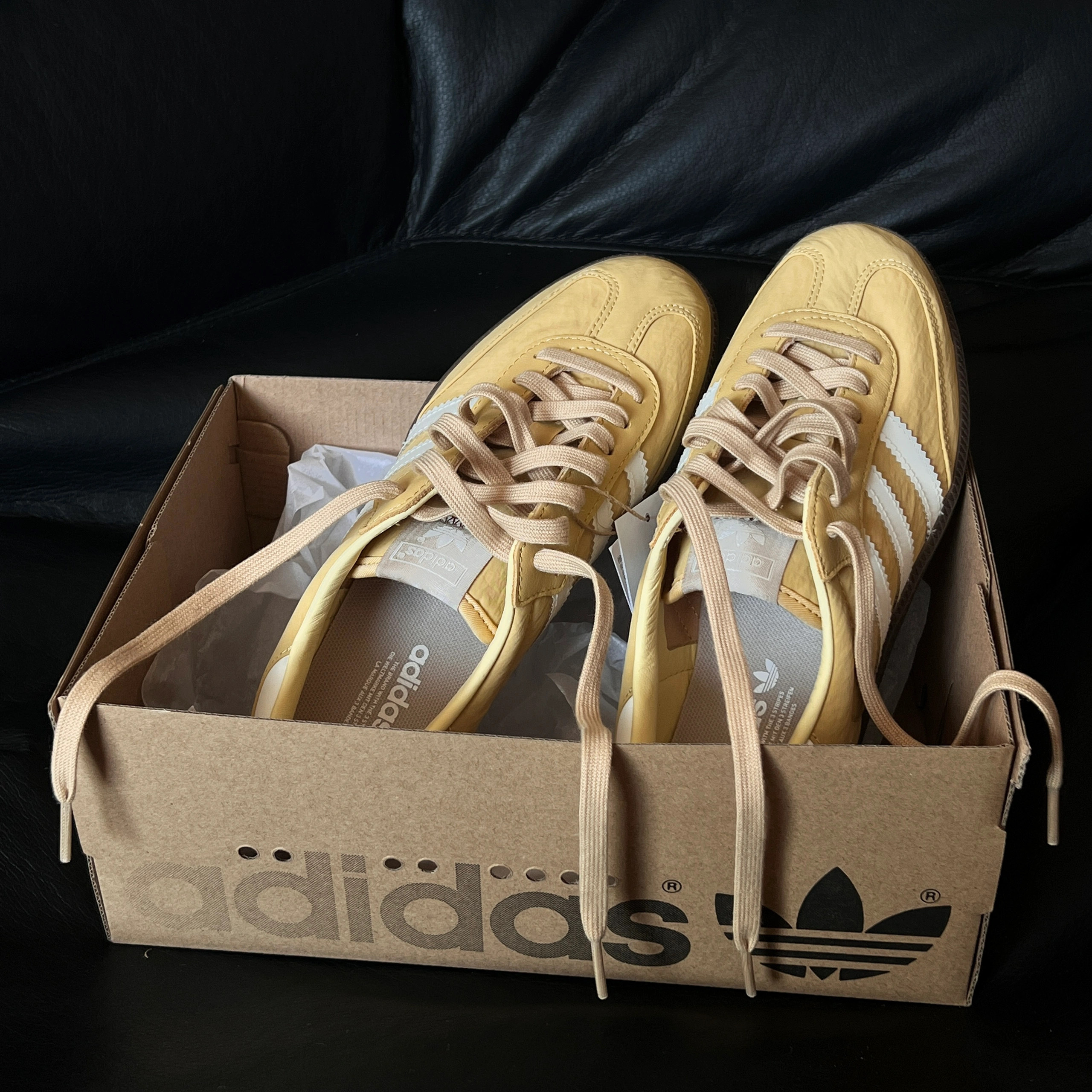 ADIDAS ORIGINALS SAMBA 奶黃 奶油色 小雞黃 蛋黃色 焦糖底 布面 男鞋 IG6170 / 預購