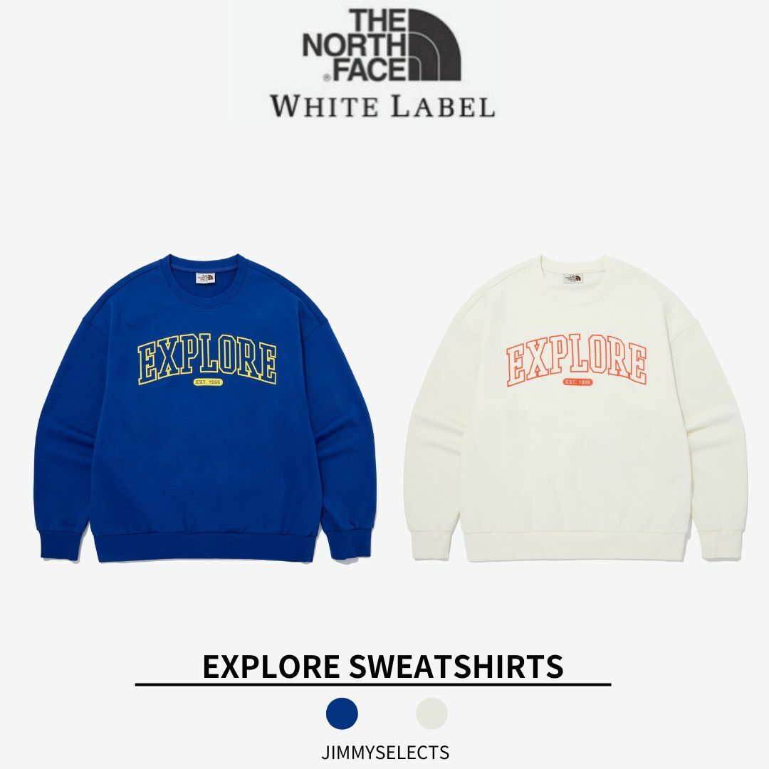 THE NORTH FACE 北臉 白標 EXPLORE SWEATSHIRTS 大學T 衛衣 NM5MQ02