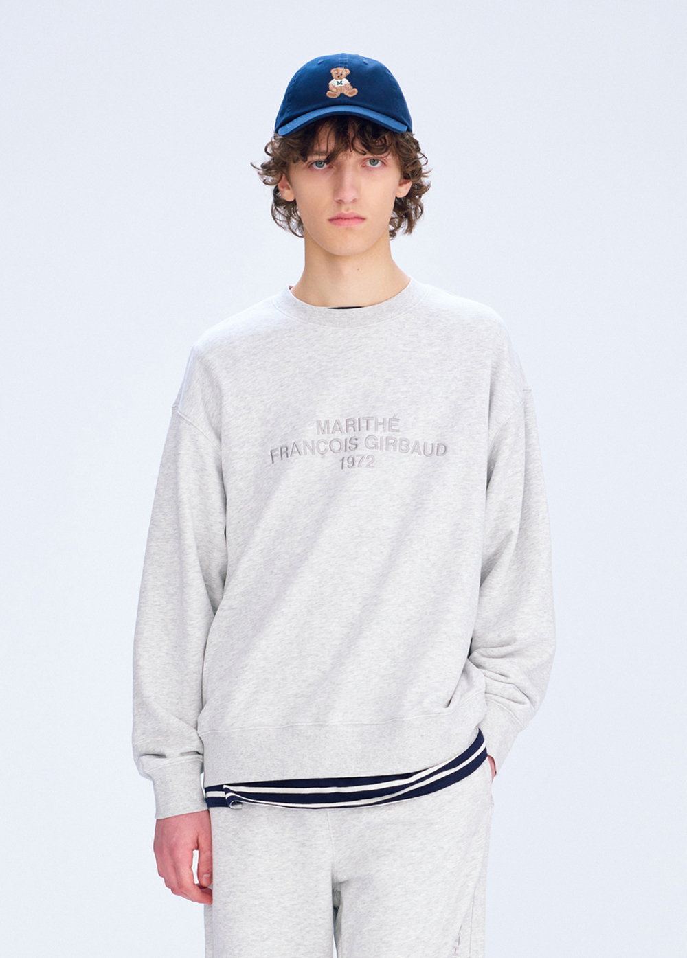 [MARITHE]★LETTERING LOGO SWEATSHIRT 