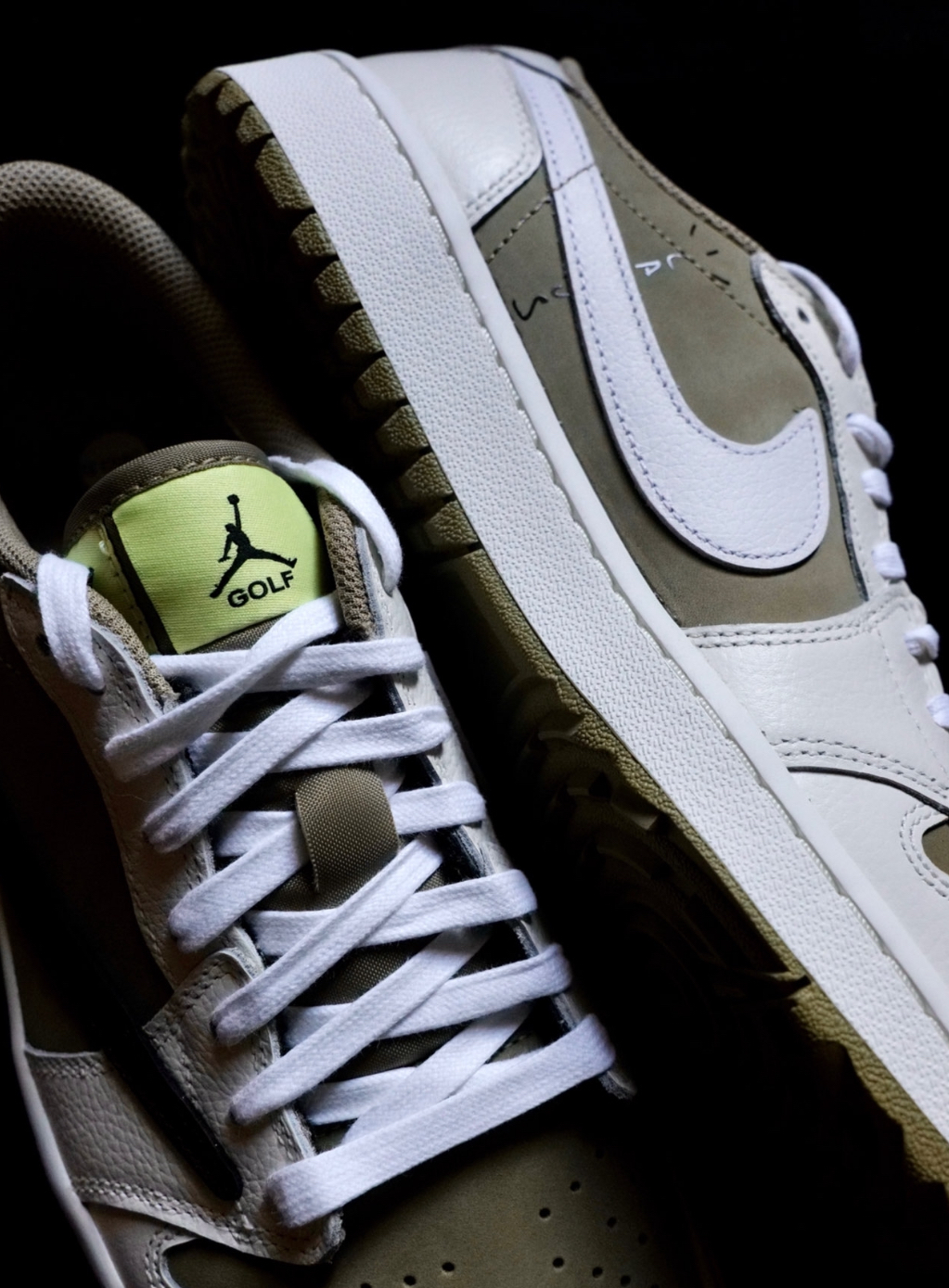 【預購】Travis Scott X Air Jordan 1 Low OG GOLF 白棕綠 高爾夫 FZ3124-200