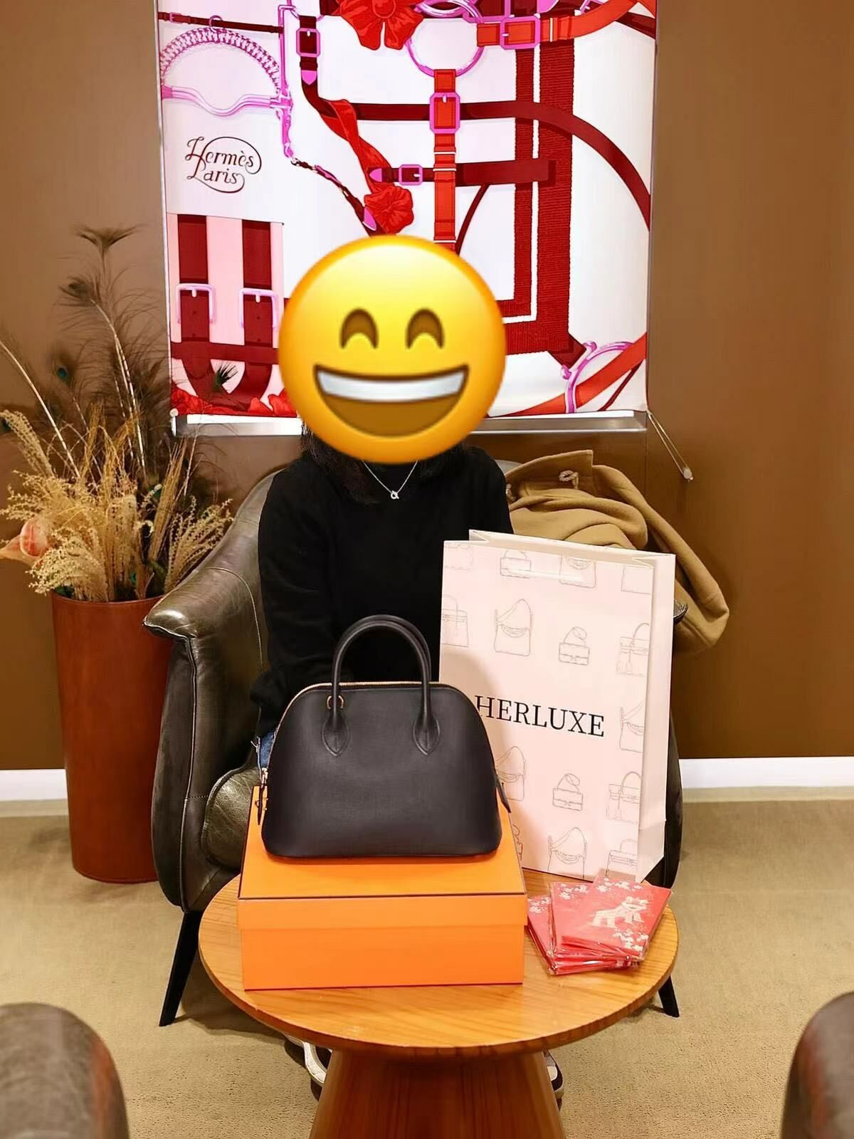 【 感謝支持 】爽快靚靚來抱走Bolide 25黑金🎩 靚靚大讚Herluxe 服務態度好👍🏻 之前幫襯我哋買咗L19大象灰😍 再次到店購買🥳 多謝你嘅支持與信任🫶💪