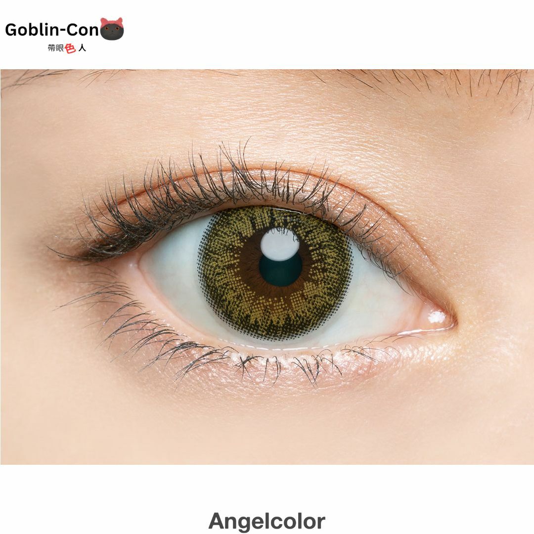 [日拋] AngelColor Bambi Series 1 Day Vintage Olive 彩妝隱形眼鏡｜每盒10片