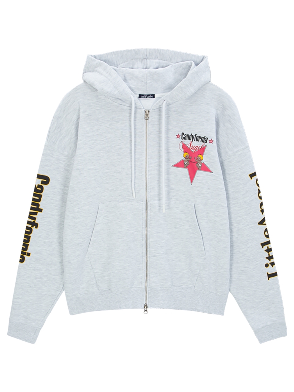 [as if calie] ANGEL HOOD ZIPUP