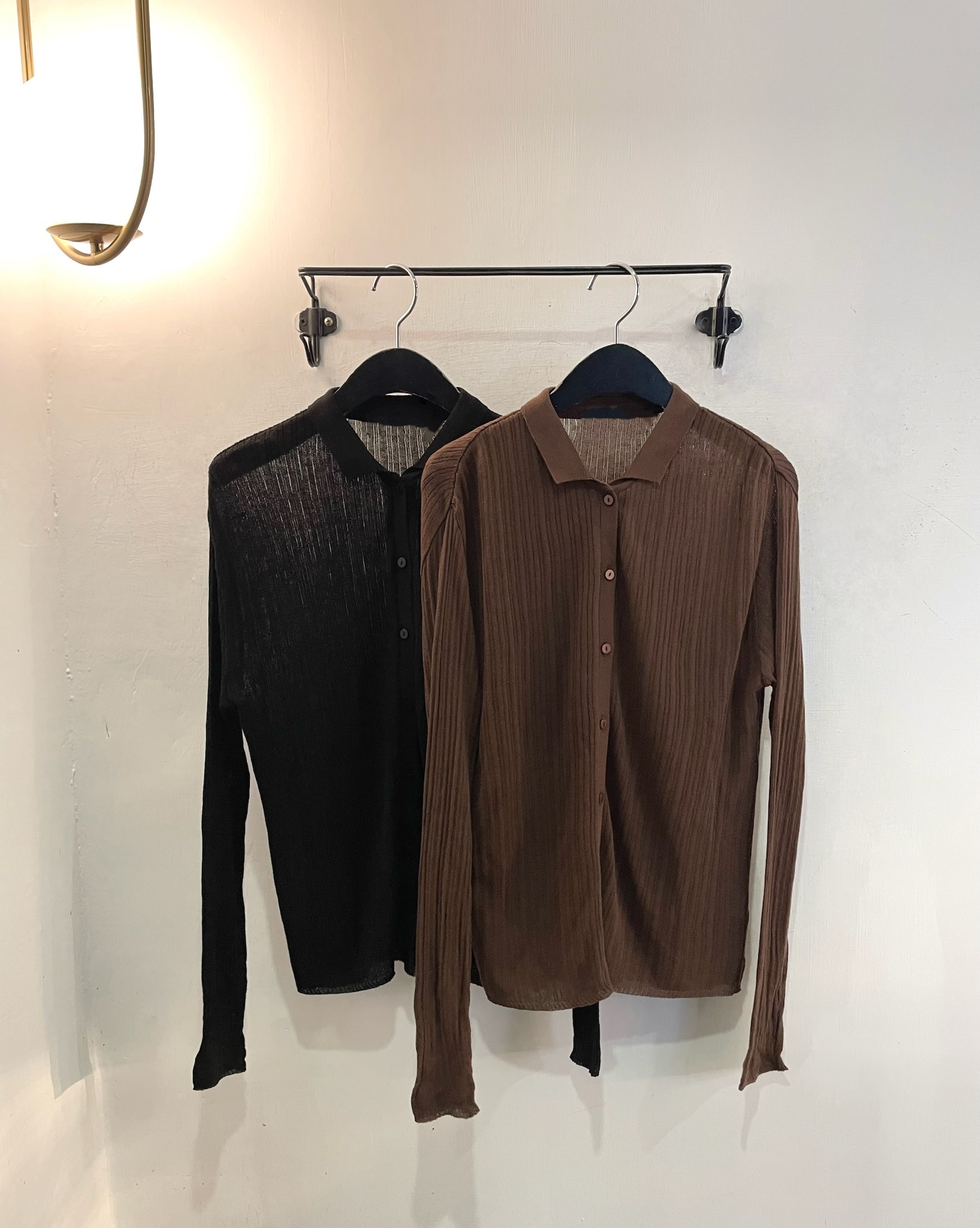 輕薄透膚開襟衫