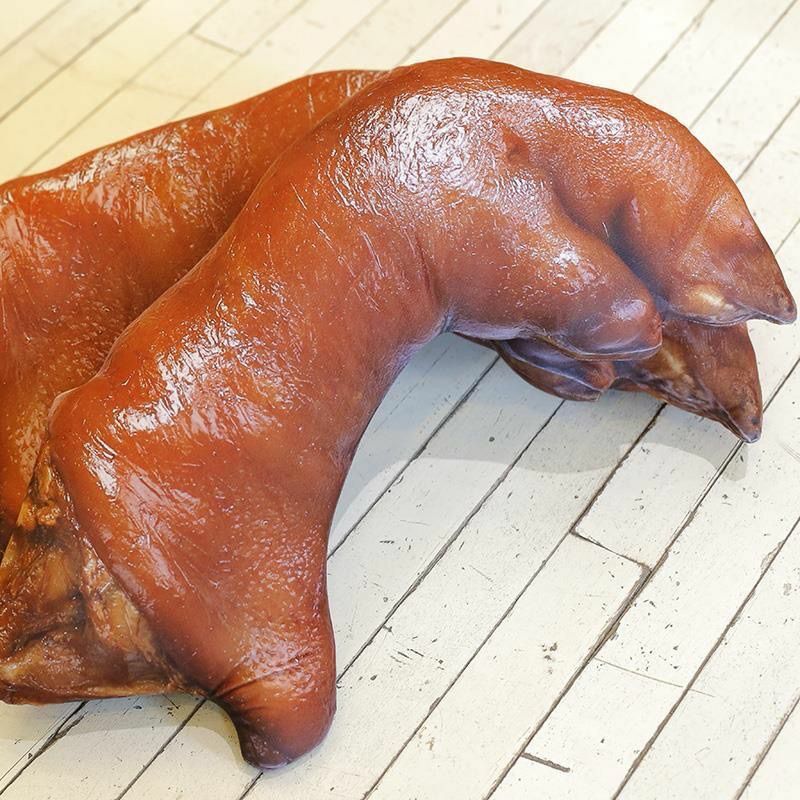 發過豬頭 豬腳抱枕 70cm