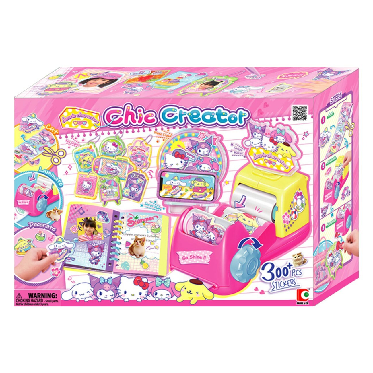 Sanrio characters DIY 創意貼紙機