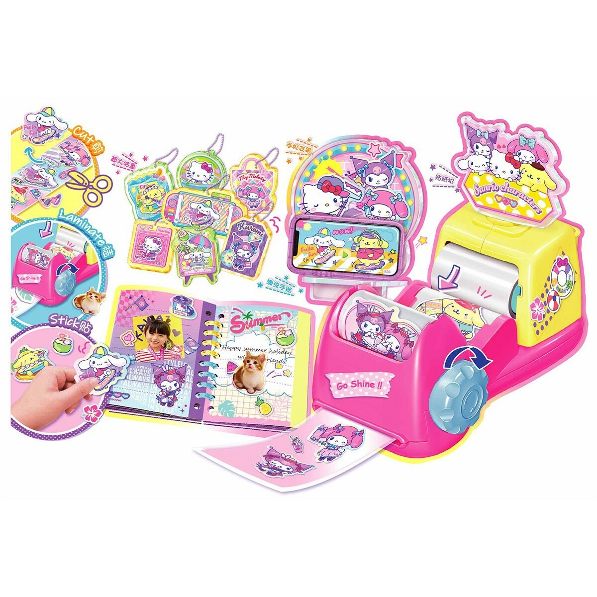 Sanrio characters DIY 創意貼紙機
