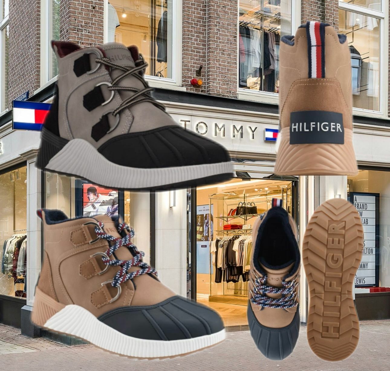 【預訂】 Tommy Hilfiger K021594 女款防水短靴