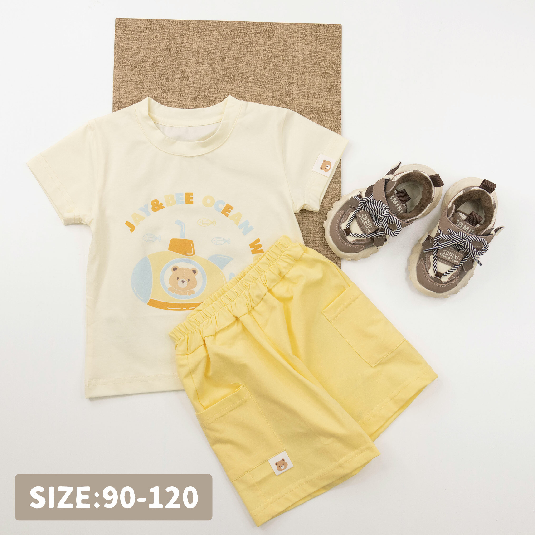 【JB1048】捷比熊潛水艇。霜柔棉上衣