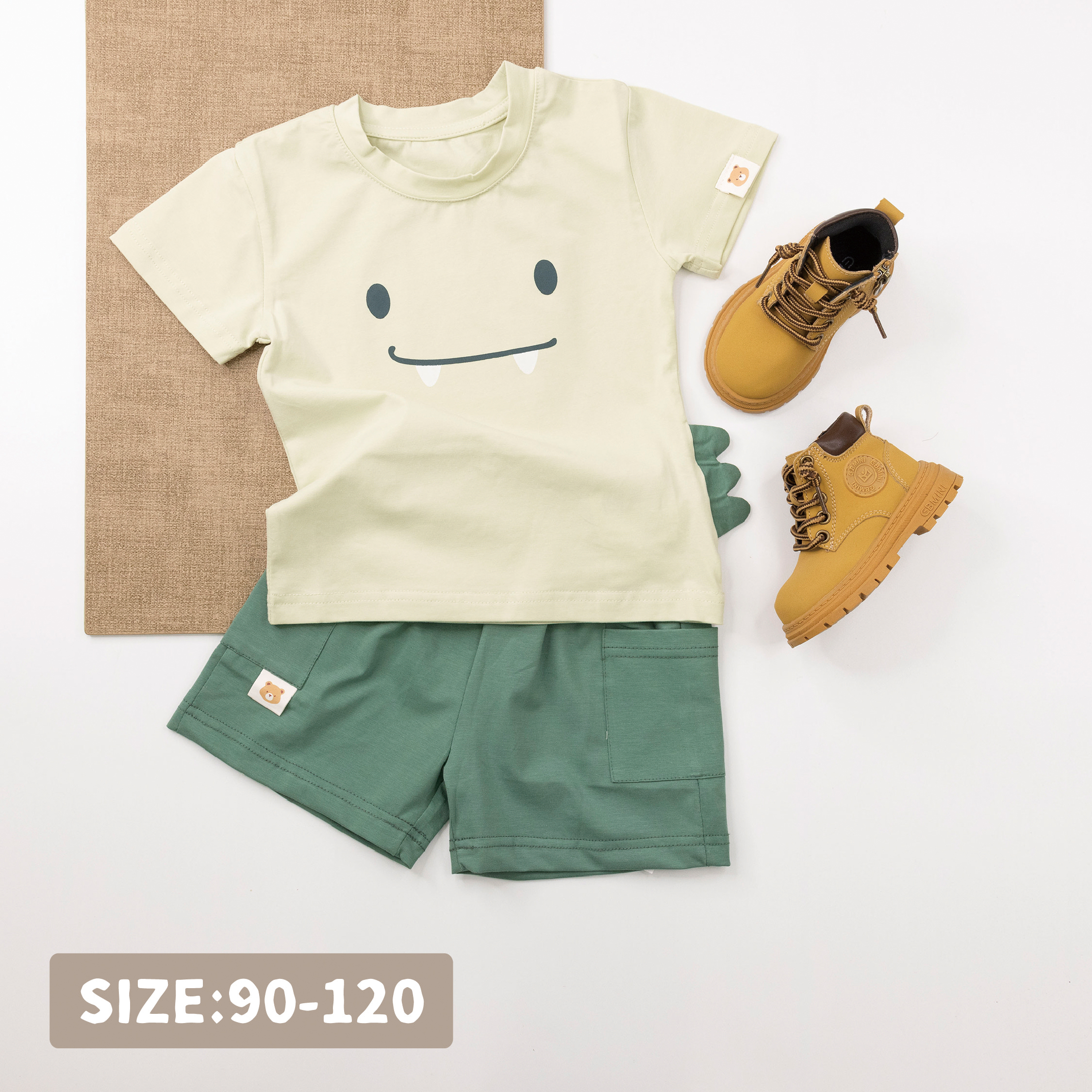 【JB1047】變身恐龍。霜柔棉上衣