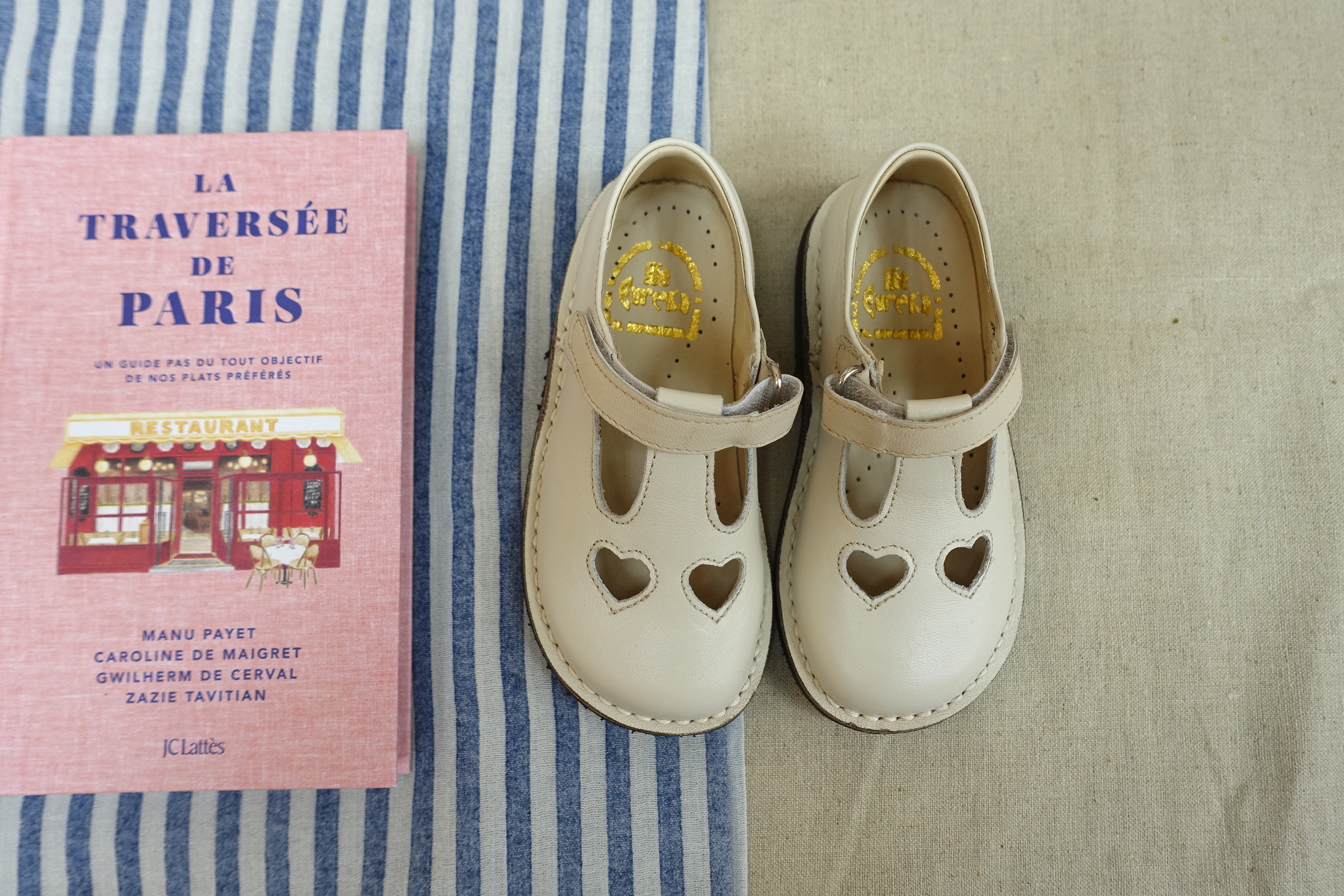 （預購）EUREKA 真皮鏤空愛心鞋 魔鬼氈