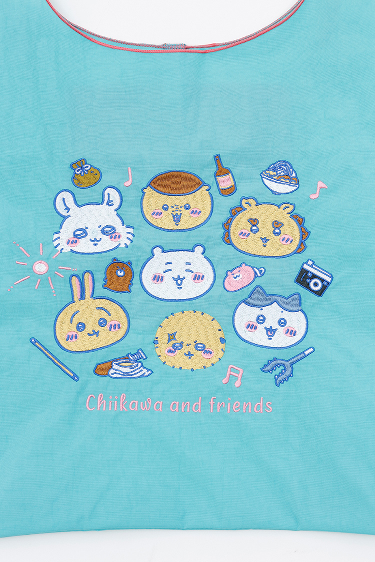 預訂｜Chiikawa 刺繡尼龍環保袋 Chiikawa & Friends