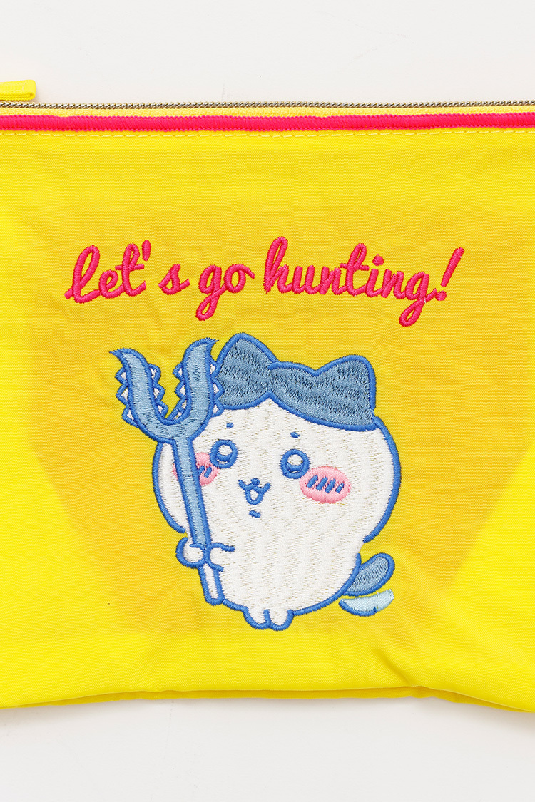 預訂｜Chiikawa 刺繡尼龍拉鍊袋 八字貓