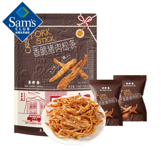 Sam's美珍香 香脆豬肉鬆條 150g(15g*10)*1袋